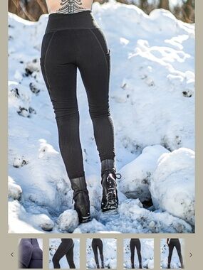 SOLD— LIMITED EDITION LIGHTWEIGHT RIB LUCIEN POCKET LEGGINGS